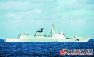 中国军舰雷达锁定日军舰