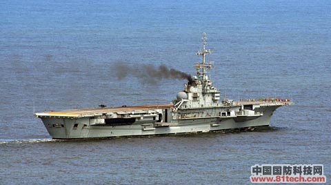 美媒: 中国为巴西维修航母 以训练解放军海军_